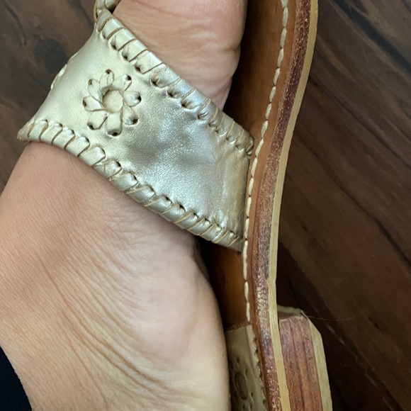 JACK ROGERS PLATINUM SANDALS - Picture 3 of 3